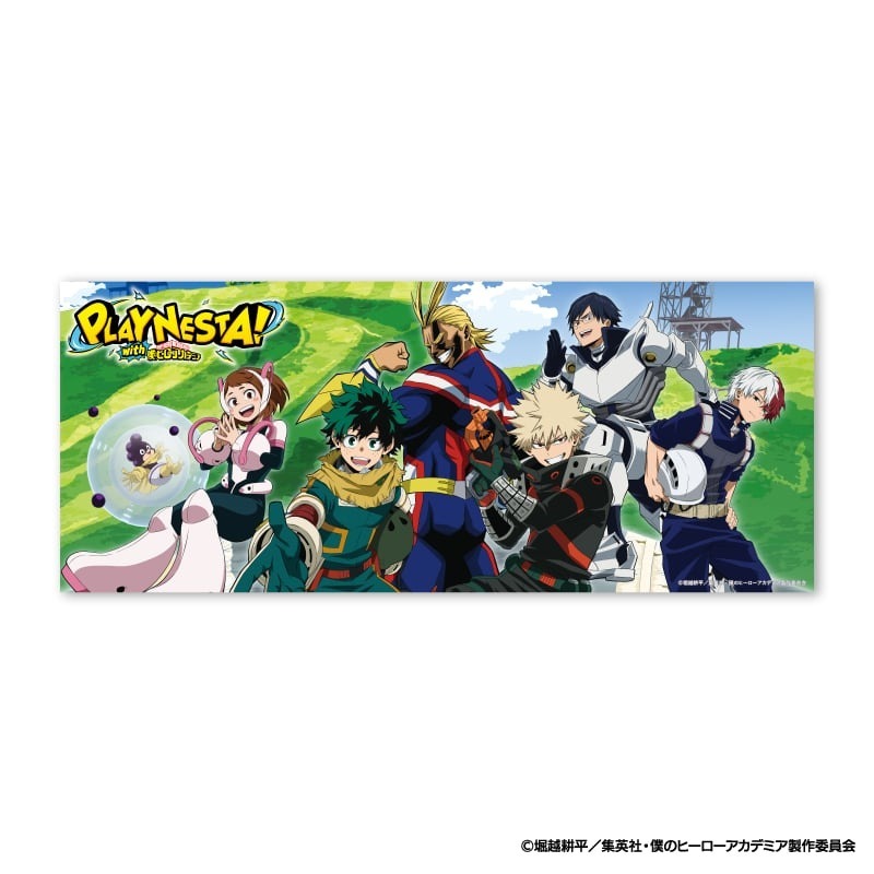 我的英雄學院 PlayNesta 神戶 遊樂設施 立牌 極光徽章-規格圖1