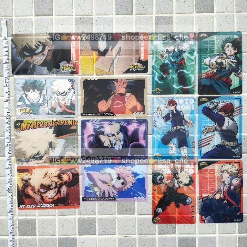 小卡-1 我的英雄學院 JS 劇場版 特典 金屬卡 卡牌 透卡 名場面 綠谷 爆豪 轟 氣球 餅卡 烤肉 吹泡泡 水槍-細節圖2