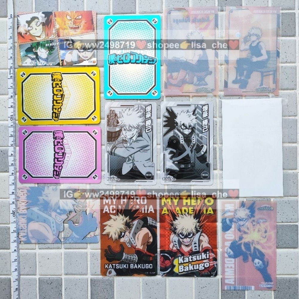 小卡-1 我的英雄學院 JS 劇場版 特典 金屬卡 卡牌 透卡 名場面 綠谷 爆豪 轟 氣球 餅卡 烤肉 吹泡泡 水槍-細節圖7