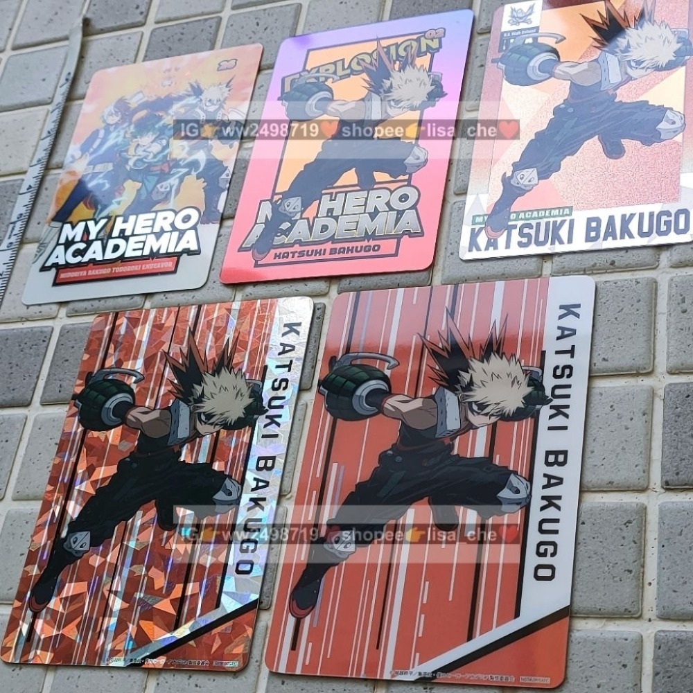 小卡-1 我的英雄學院 JS 劇場版 特典 金屬卡 卡牌 透卡 名場面 綠谷 爆豪 轟 氣球 餅卡 烤肉 吹泡泡 水槍-細節圖9