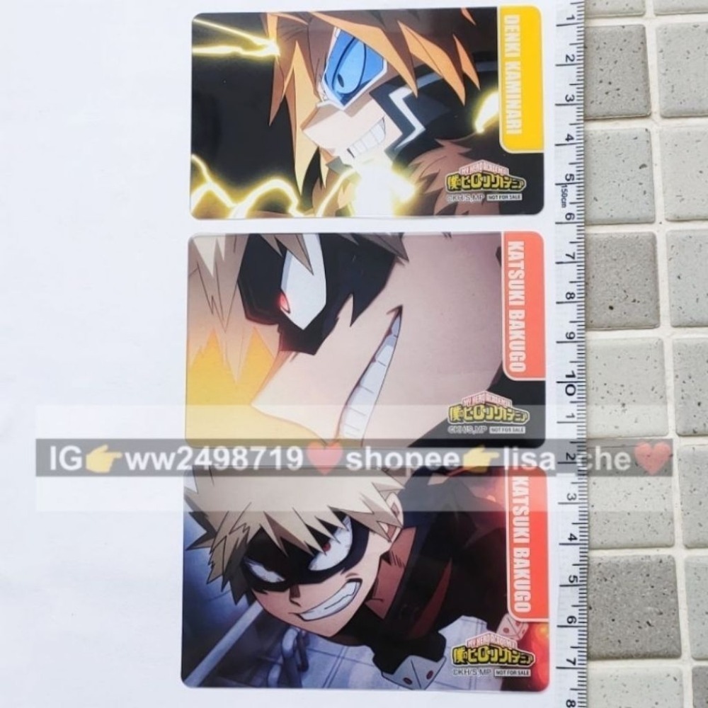 JS購入特典透卡 爆豪中間款