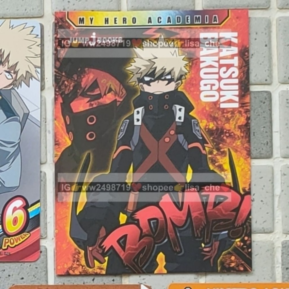 小卡-1 我的英雄學院 JS 劇場版 特典 金屬卡 卡牌 透卡 名場面 綠谷 爆豪 轟 氣球 餅卡 烤肉 吹泡泡 水槍-規格圖9