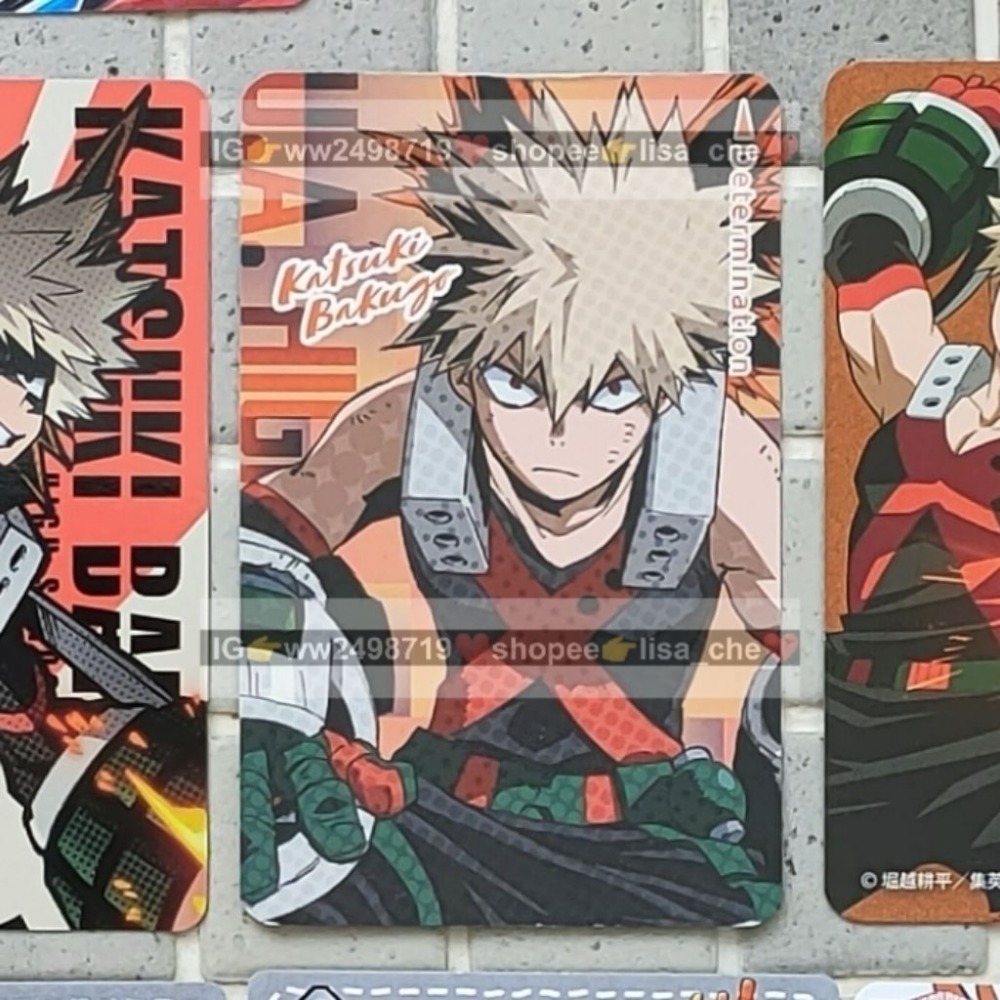 小卡-1 我的英雄學院 JS 劇場版 特典 金屬卡 卡牌 透卡 名場面 綠谷 爆豪 轟 氣球 餅卡 烤肉 吹泡泡 水槍-規格圖9