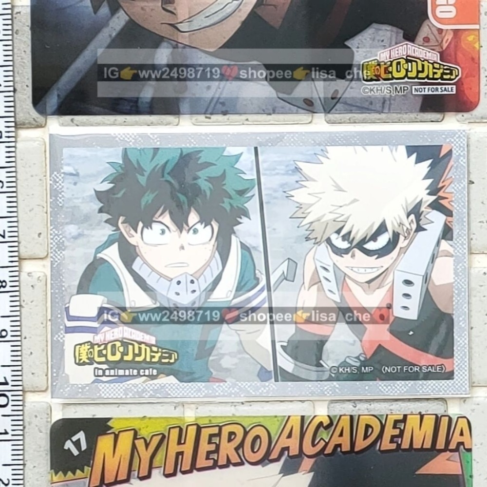 小卡-1 我的英雄學院 JS 劇場版 特典 金屬卡 卡牌 透卡 名場面 綠谷 爆豪 轟 氣球 餅卡 烤肉 吹泡泡 水槍-規格圖9