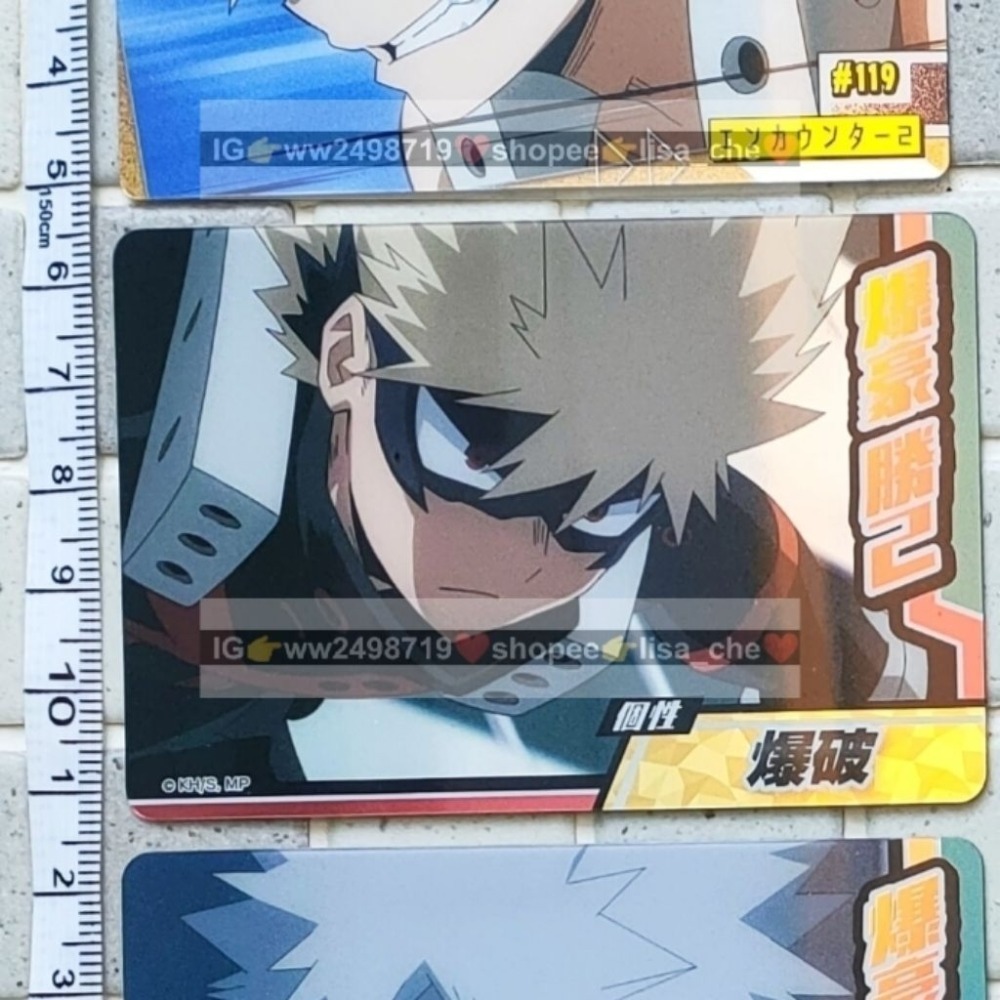 小卡-1 我的英雄學院 JS 劇場版 特典 金屬卡 卡牌 透卡 名場面 綠谷 爆豪 轟 氣球 餅卡 烤肉 吹泡泡 水槍-規格圖9