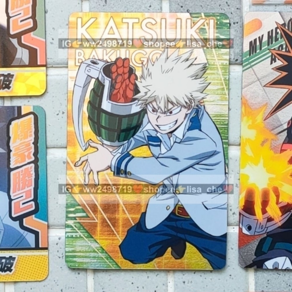 小卡-1 我的英雄學院 JS 劇場版 特典 金屬卡 卡牌 透卡 名場面 綠谷 爆豪 轟 氣球 餅卡 烤肉 吹泡泡 水槍-規格圖9