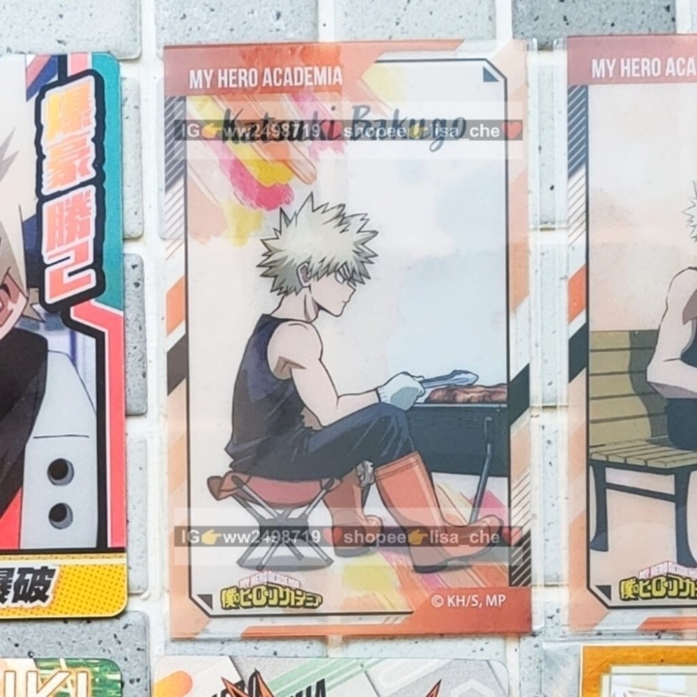 小卡-1 我的英雄學院 JS 劇場版 特典 金屬卡 卡牌 透卡 名場面 綠谷 爆豪 轟 氣球 餅卡 烤肉 吹泡泡 水槍-規格圖9
