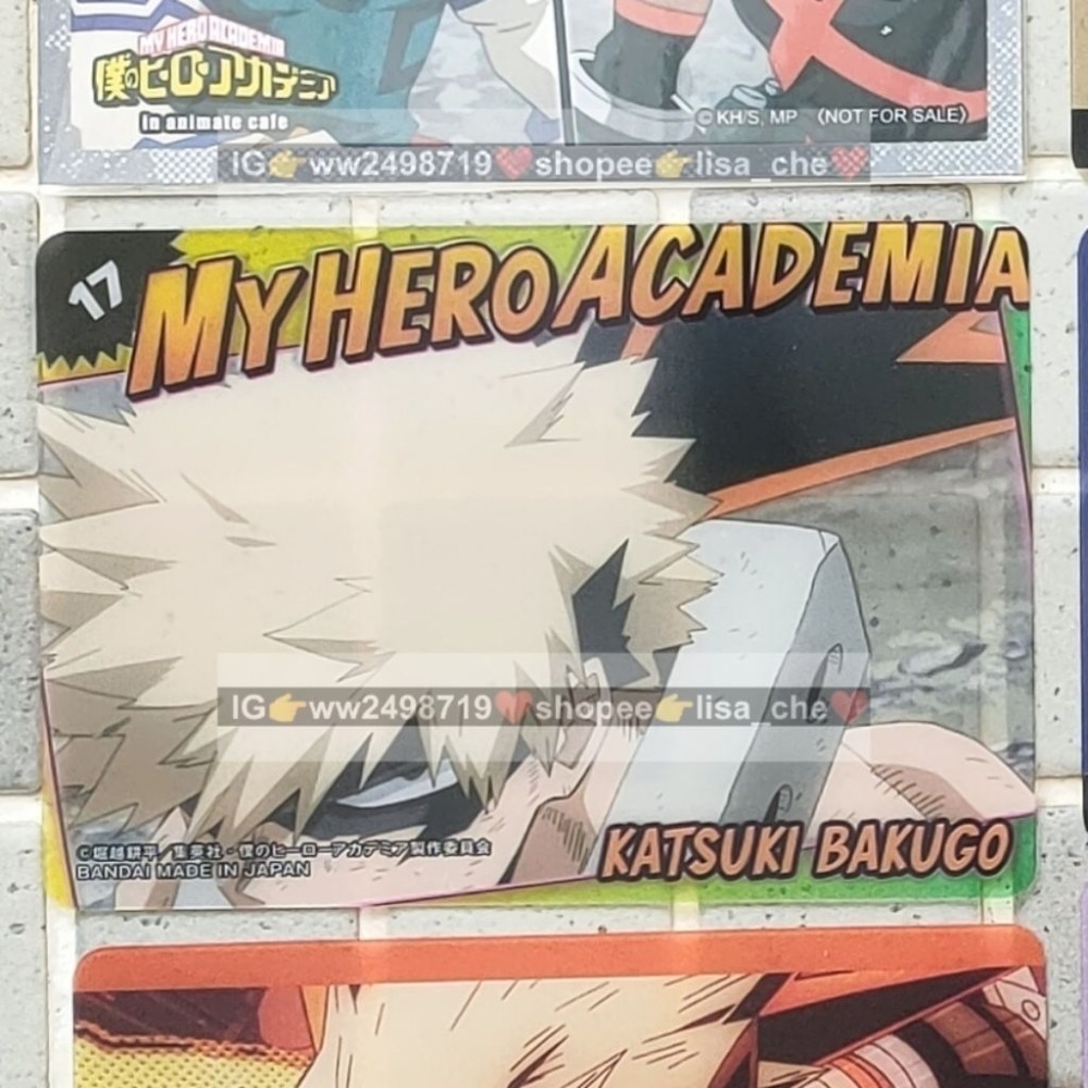 小卡-1 我的英雄學院 JS 劇場版 特典 金屬卡 卡牌 透卡 名場面 綠谷 爆豪 轟 氣球 餅卡 烤肉 吹泡泡 水槍-規格圖9