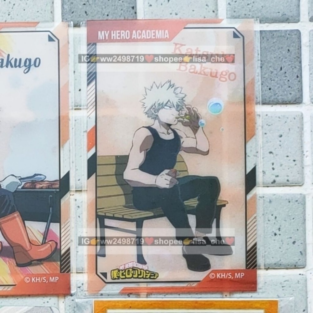 小卡-1 我的英雄學院 JS 劇場版 特典 金屬卡 卡牌 透卡 名場面 綠谷 爆豪 轟 氣球 餅卡 烤肉 吹泡泡 水槍-規格圖9