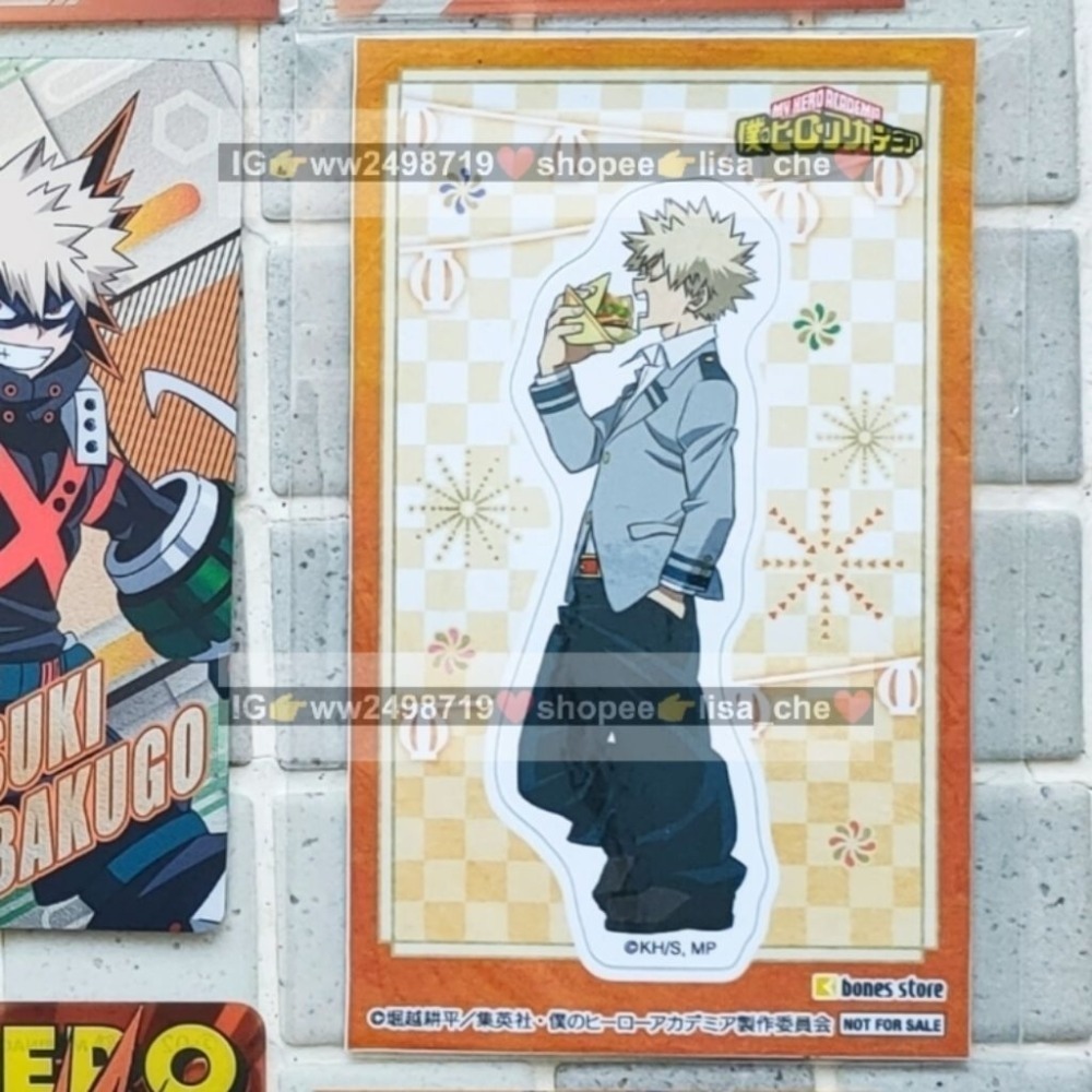 小卡-1 我的英雄學院 JS 劇場版 特典 金屬卡 卡牌 透卡 名場面 綠谷 爆豪 轟 氣球 餅卡 烤肉 吹泡泡 水槍-規格圖9