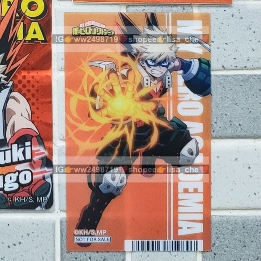 小卡-1 我的英雄學院 JS 劇場版 特典 金屬卡 卡牌 透卡 名場面 綠谷 爆豪 轟 氣球 餅卡 烤肉 吹泡泡 水槍-規格圖9