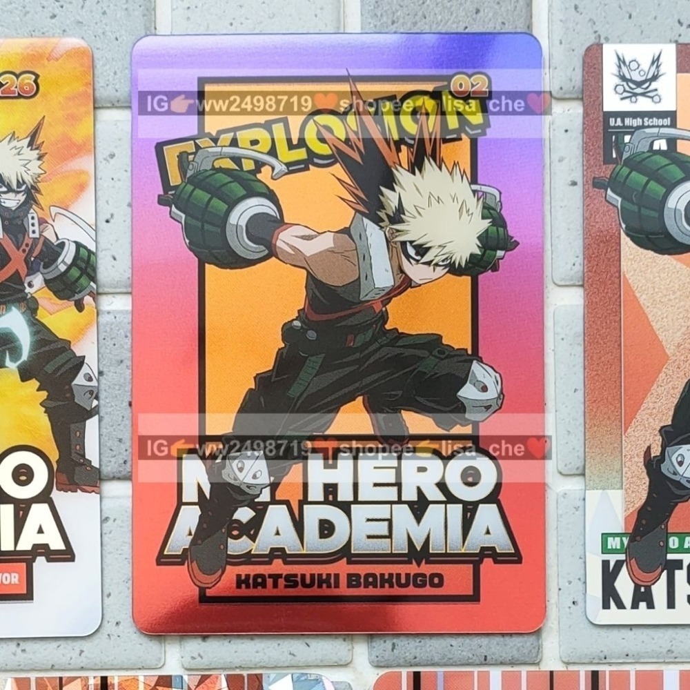 小卡-1 我的英雄學院 JS 劇場版 特典 金屬卡 卡牌 透卡 名場面 綠谷 爆豪 轟 氣球 餅卡 烤肉 吹泡泡 水槍-規格圖9