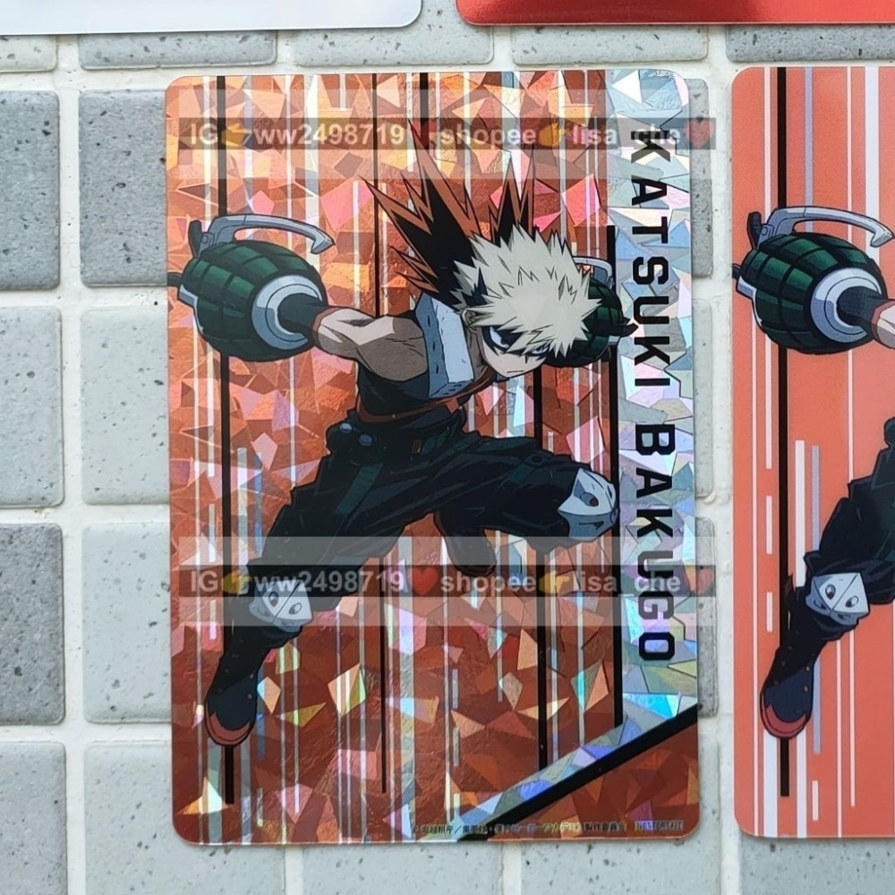 小卡-1 我的英雄學院 JS 劇場版 特典 金屬卡 卡牌 透卡 名場面 綠谷 爆豪 轟 氣球 餅卡 烤肉 吹泡泡 水槍-規格圖9