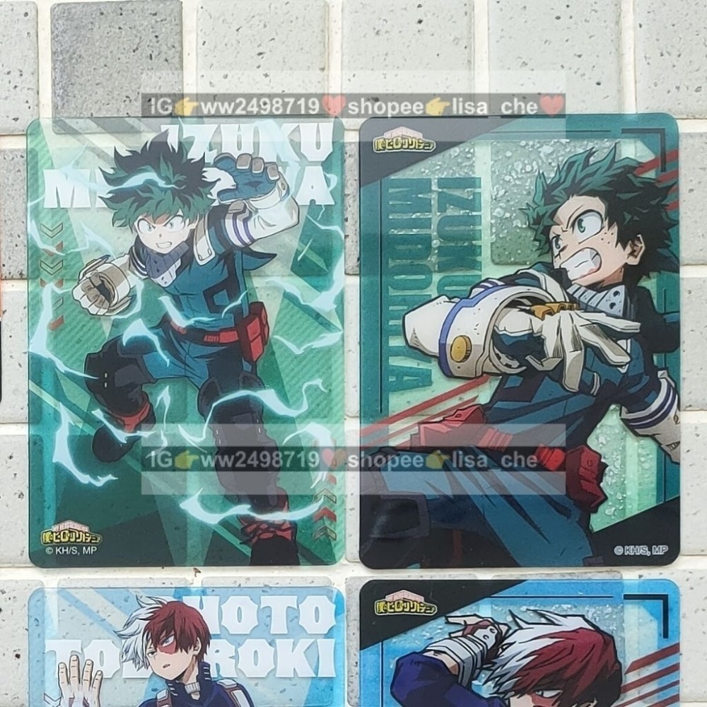 小卡-1 我的英雄學院 JS 劇場版 特典 金屬卡 卡牌 透卡 名場面 綠谷 爆豪 轟 氣球 餅卡 烤肉 吹泡泡 水槍-規格圖9