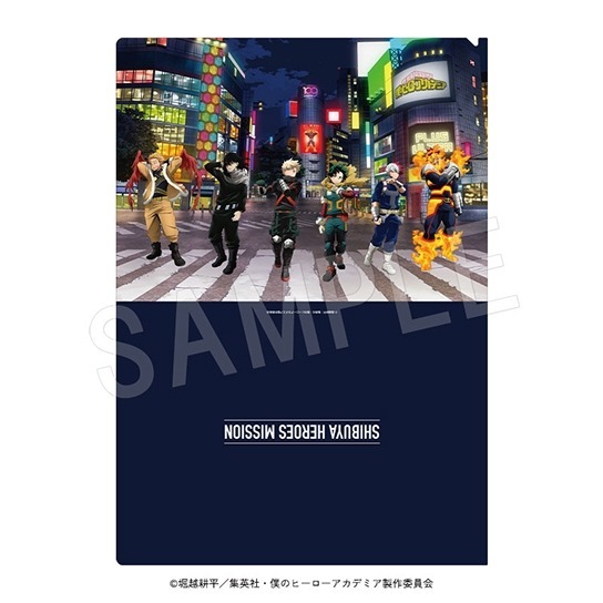 4/30結單 我的英雄學院 涉谷英雄任務 SHIBUYA HEROES MISSION 立牌 吊飾 貼紙 小卡 資料夾-規格圖2