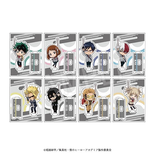 Q版壓克力立牌 搭電車A款一套8入