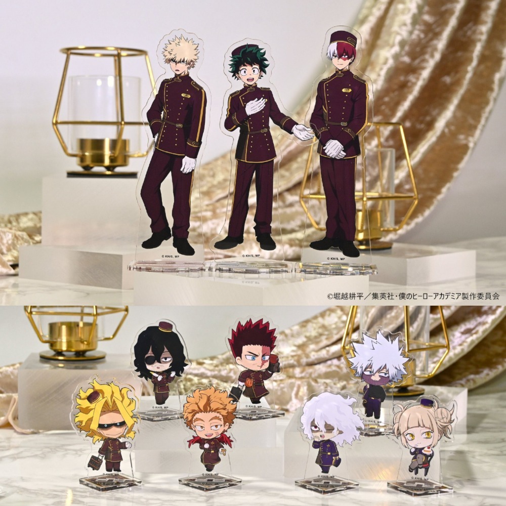 2/4結單 我的英雄學院 animatecafe 咖啡廳 飯店主題  立牌 徽章 透卡 小卡 貼紙 伴手禮 茶包 特典-細節圖2