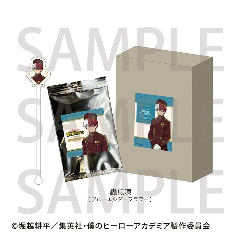 2/4結單 我的英雄學院 animatecafe 咖啡廳 飯店主題  立牌 徽章 透卡 小卡 貼紙 伴手禮 茶包 特典-規格圖5