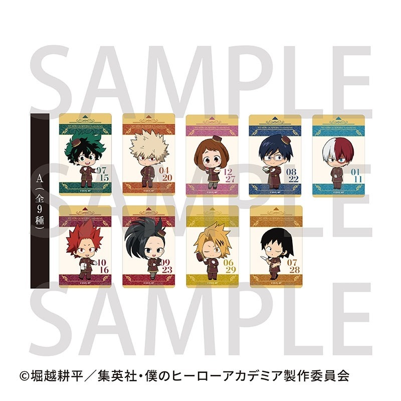 2/4結單 我的英雄學院 animatecafe 咖啡廳 飯店主題  立牌 徽章 透卡 小卡 貼紙 伴手禮 茶包 特典-規格圖5