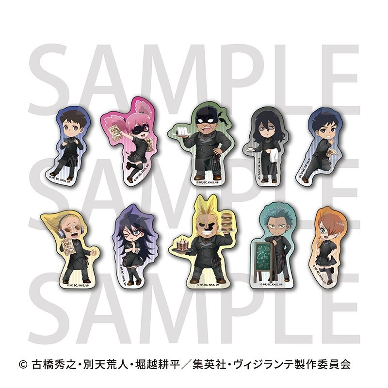 2/4結單 我的英雄學院 animatecafe 咖啡廳 飯店主題  立牌 徽章 透卡 小卡 貼紙 伴手禮 茶包 特典-規格圖5