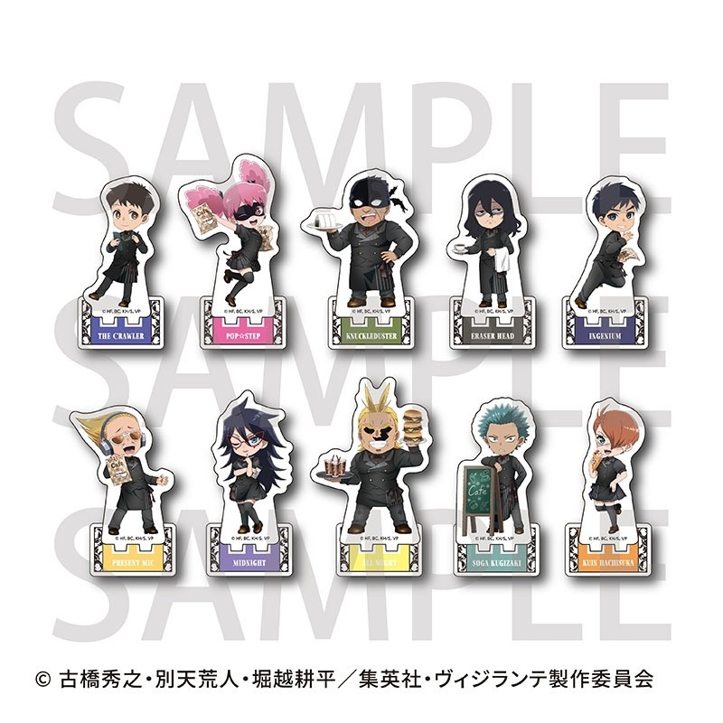 2/4結單 我的英雄學院 animatecafe 咖啡廳 飯店主題  立牌 徽章 透卡 小卡 貼紙 伴手禮 茶包 特典-規格圖5