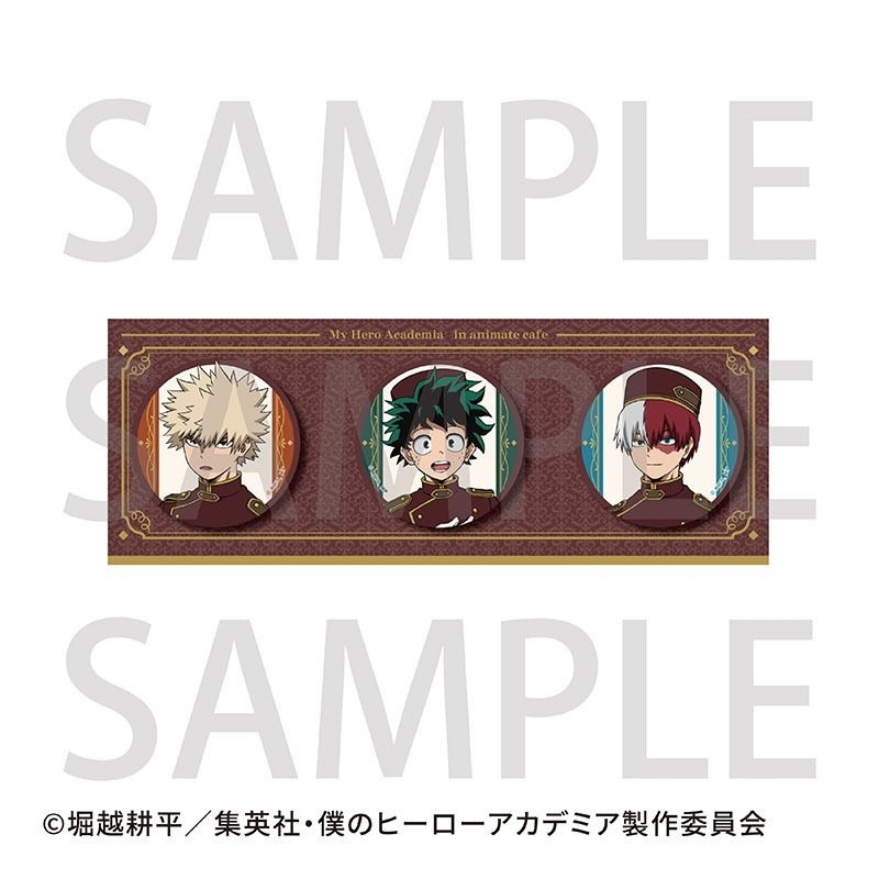 2/4結單 我的英雄學院 animatecafe 咖啡廳 飯店主題  立牌 徽章 透卡 小卡 貼紙 伴手禮 茶包 特典-規格圖5
