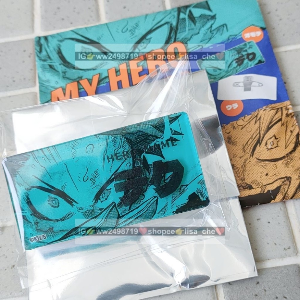 我的英雄學院 英雄名 JUMP 原畫 名牌 名札 徽章 長形徽章 綠谷 爆豪 轟 相澤 奮進人 霍克斯 歐爾麥特-規格圖2