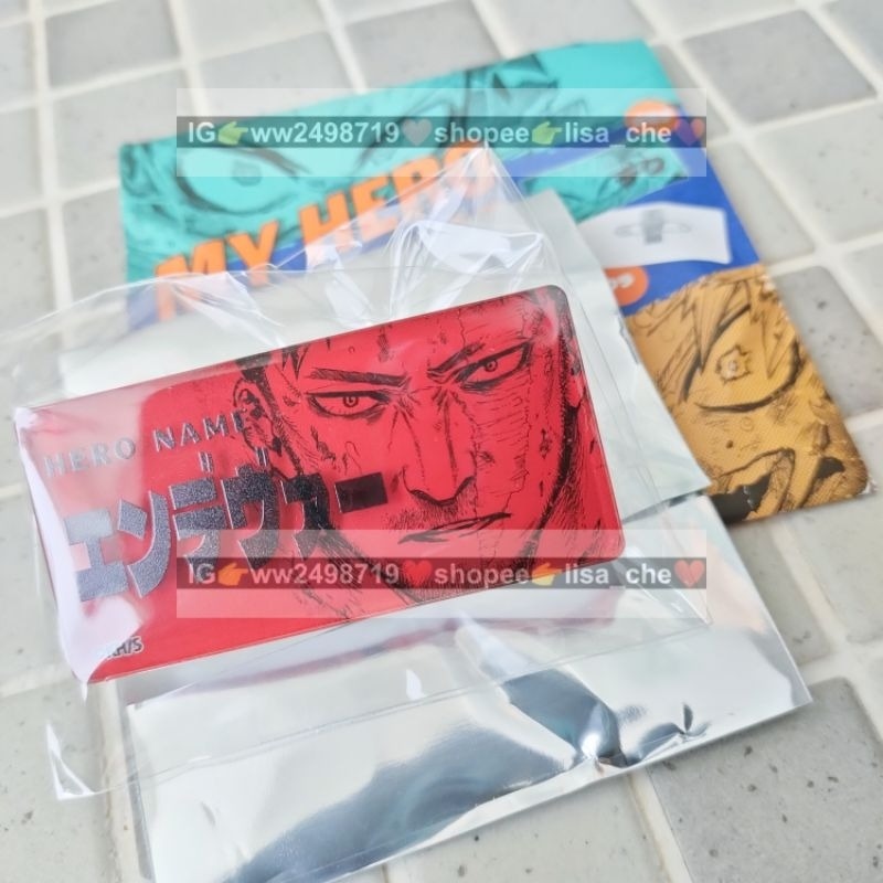 我的英雄學院 英雄名 JUMP 原畫 名牌 名札 徽章 長形徽章 綠谷 爆豪 轟 相澤 奮進人 霍克斯 歐爾麥特-規格圖2