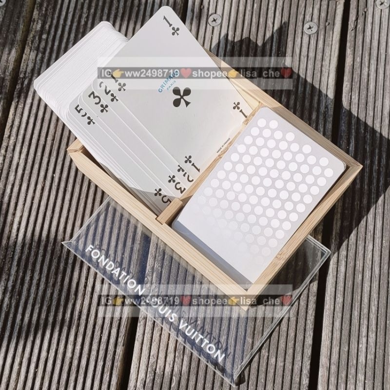 正版現貨 LV 法國撲克牌 Fondation Louis Vuitton 路易威登 LV 美術館 FLV 撲克牌-細節圖8