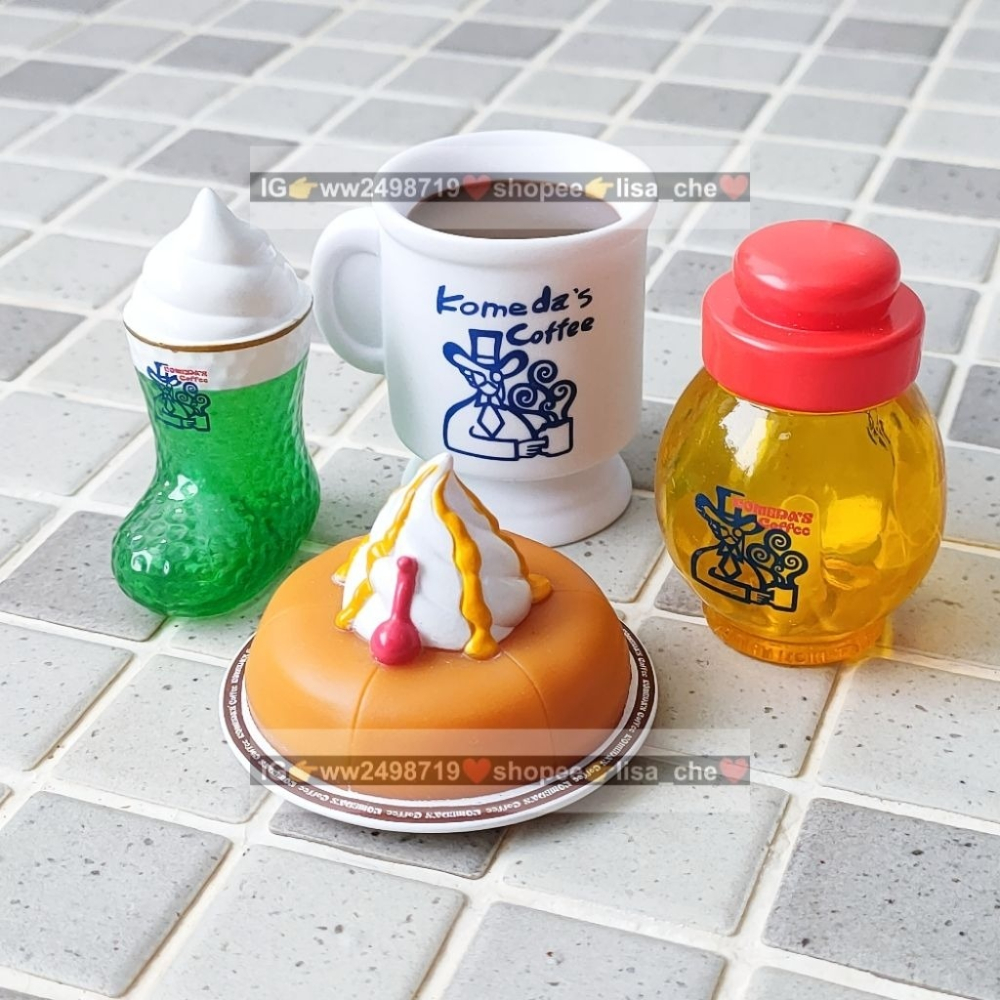 日版 客美多咖啡 玩具 模型 Komeda Coffee 軟質可按壓 喫茶 日式昭和 珈琲所 コメダ珈琲店-細節圖5