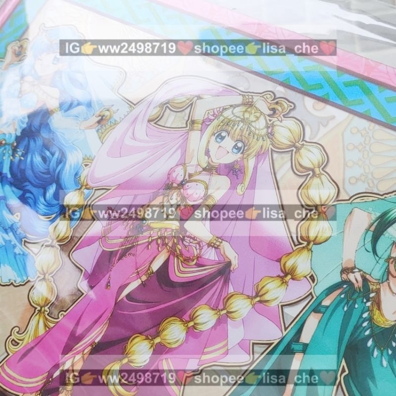 現貨 真珠美人魚 舞孃 阿拉伯 露亞 波音 莉娜 收納袋 收納夾 壓克力立牌 徽章 人魚公主-細節圖3