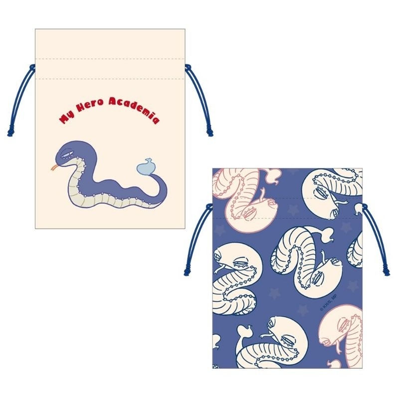 日版 我的英雄學院 動物 雙面 束口袋 收納袋 零錢袋 綠谷 爆豪勝己 轟 綿羊 吉娃娃 貓咪 蛇 荼毘 渡我 歐魯邁特-規格圖4