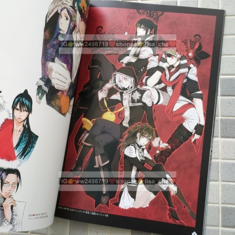 日版 絕版 星野桂 驅魔少年 D.Gray-man 原畫展 星野桂的世界 公式 畫冊 畫集 亞連 神田 拉比 利娜莉-細節圖4
