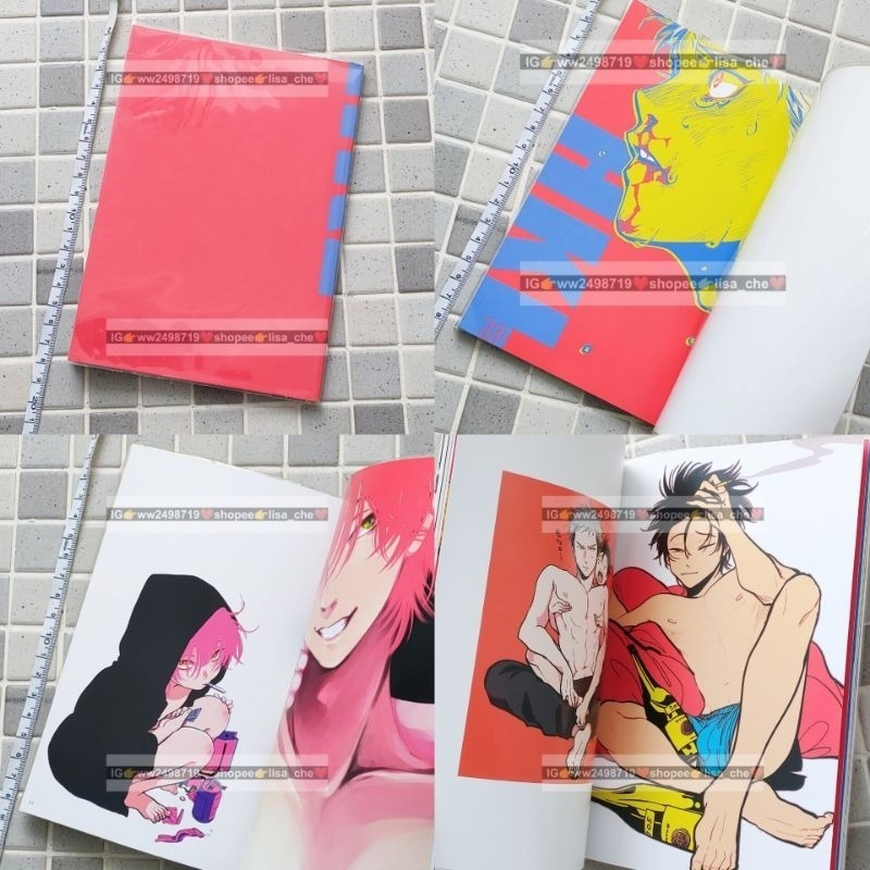 絕版 日本帶回 harada はらだ HKL 畫集 個人畫展 原畫展 限定 BL 八田百田 原田 變愛 夜與朝之歌-細節圖2