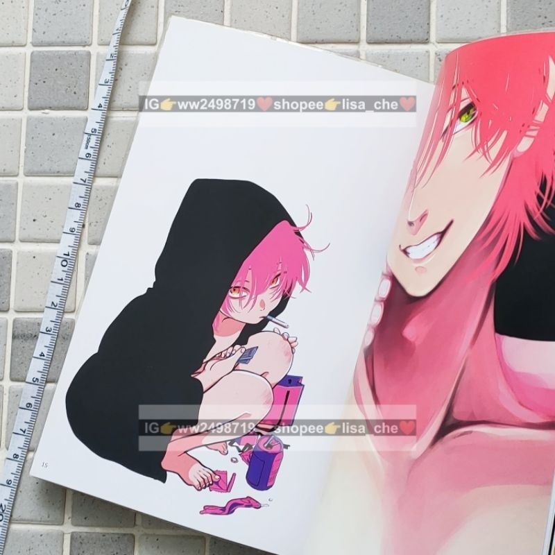 絕版 日本帶回 harada はらだ HKL 畫集 個人畫展 原畫展 限定 BL 八田百田 原田 變愛 夜與朝之歌-細節圖5