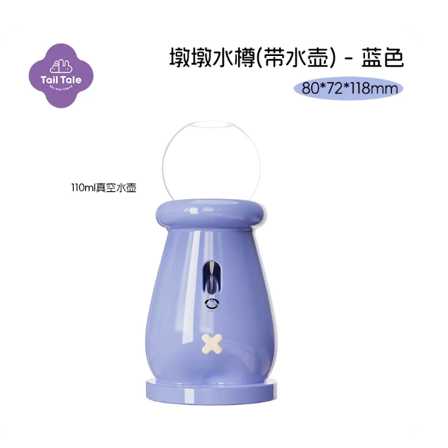 貼耳墩墩水樽（含真空球型水壺）-規格圖1