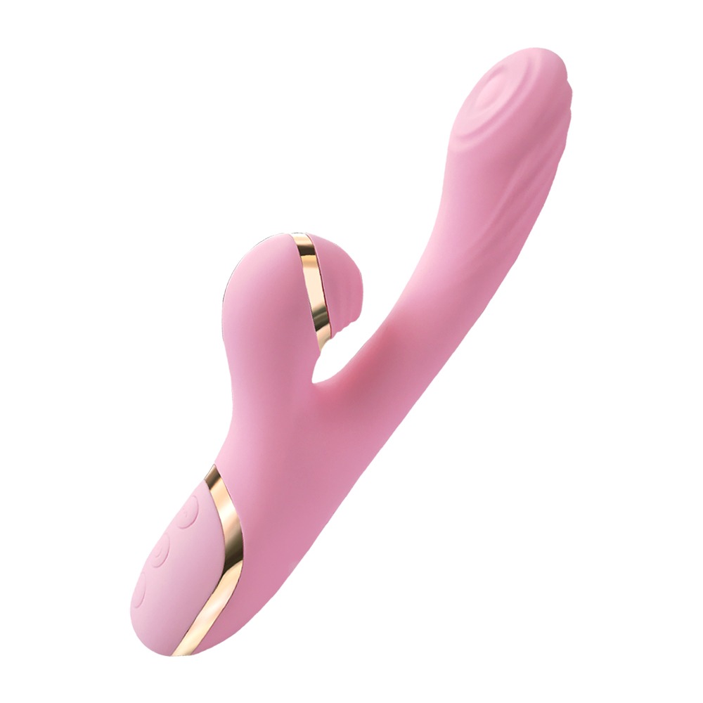 Venus搖滾之吻 ACGU四點爆發 仿手指撥動+吸吮按摩棒-加溫款-細節圖2