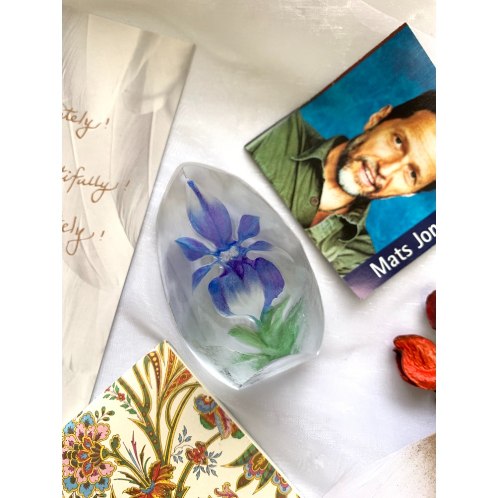 【瑞典國寶級收藏】Mats Jonasson 手工藝術水晶 ── 光影花卉系列 (三款選購/全收藏)-規格圖8
