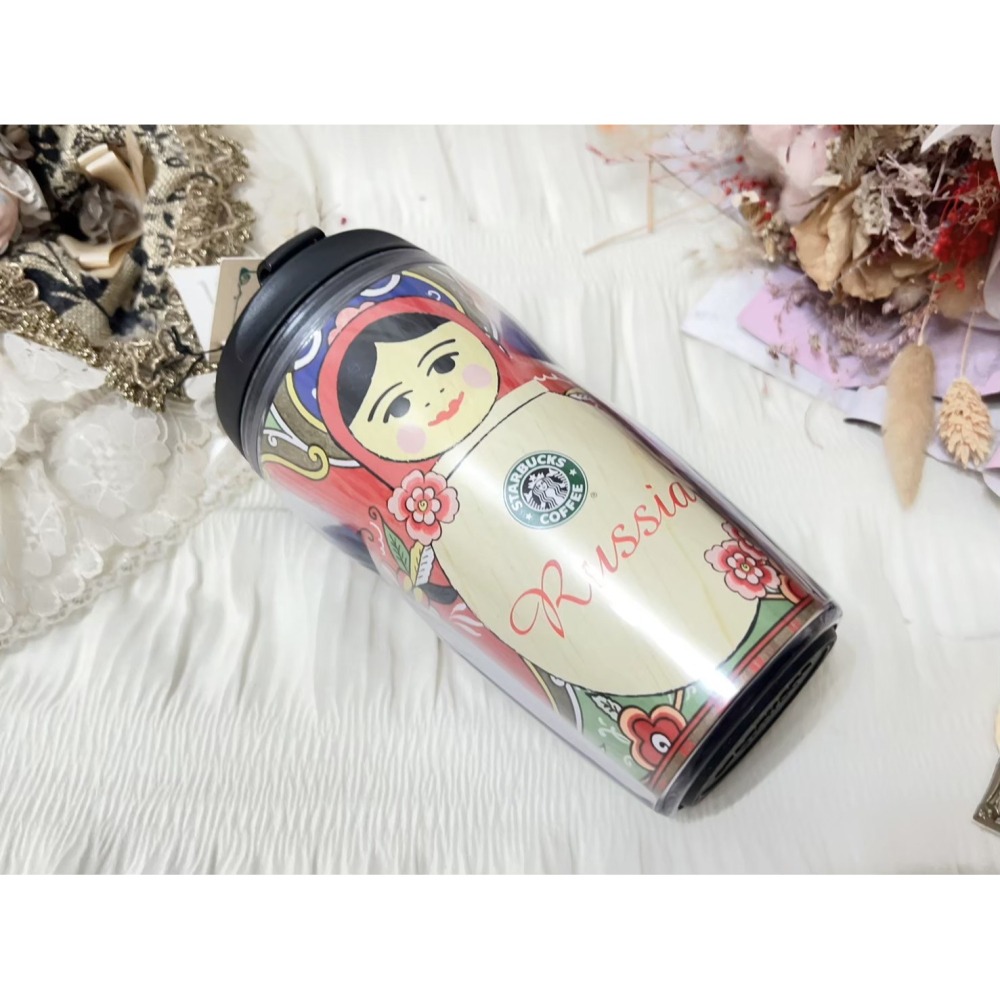 【絕版珍藏】星巴克 Global Icon 隨行杯系列：俄羅斯特色娃娃 & 莫斯科/約旦城市限定-細節圖3