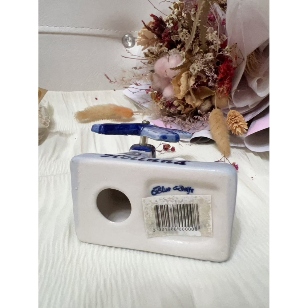 【經典荷蘭】正統 Blue Delft 手繪藍瓷風車 ── 迷你木鞋裝飾、絕美擺飾-細節圖5