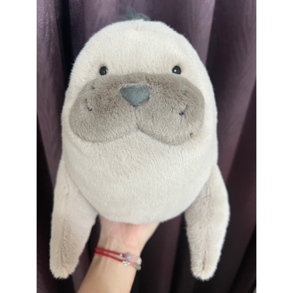 Jellycat 藍拼布兔、海豹🦭-細節圖2
