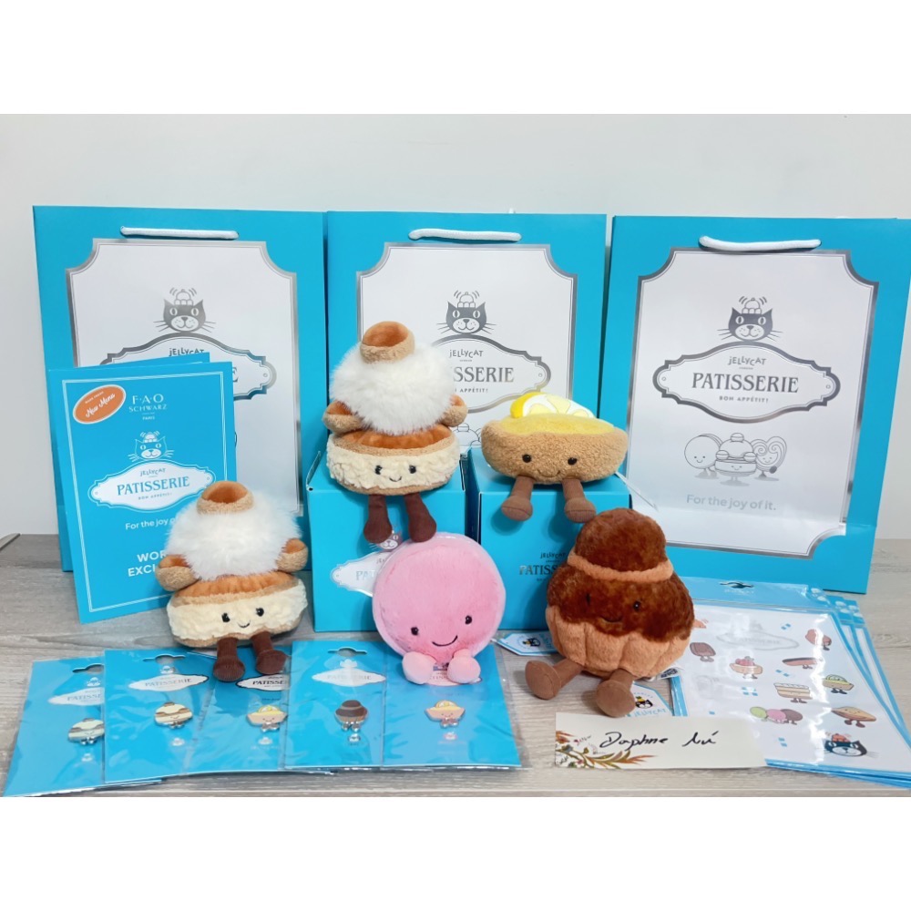 Jellycat 徽章 檸檬塔🍋、聖多諾黑-細節圖2