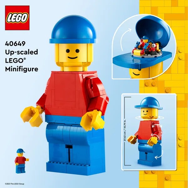 樂高 LEGO 積木 放大版樂高人偶 約27公分 40649 現貨-細節圖6