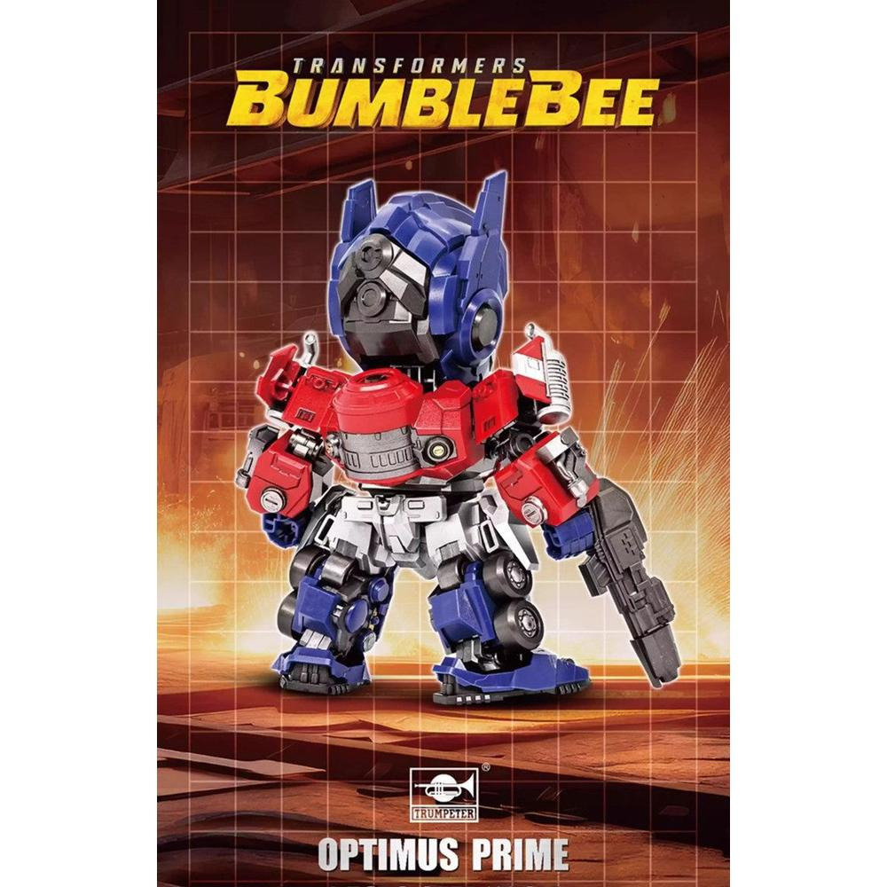 玩具研究中心(用卷折價再免運) 現貨  小號手 變形金剛 Q版系列 擎天柱 柯博文 組裝模型-細節圖3