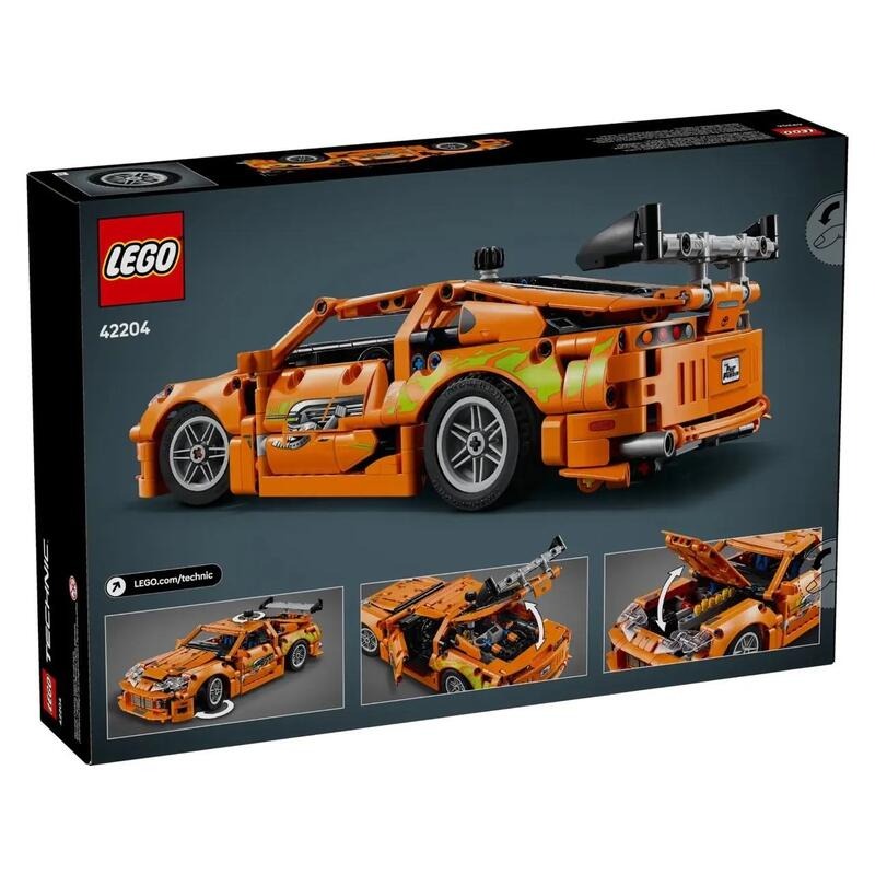 玩具研究中心 現貨 樂高 LEGO 積木 玩命關頭 Toyota Supra MK4 42204-細節圖8