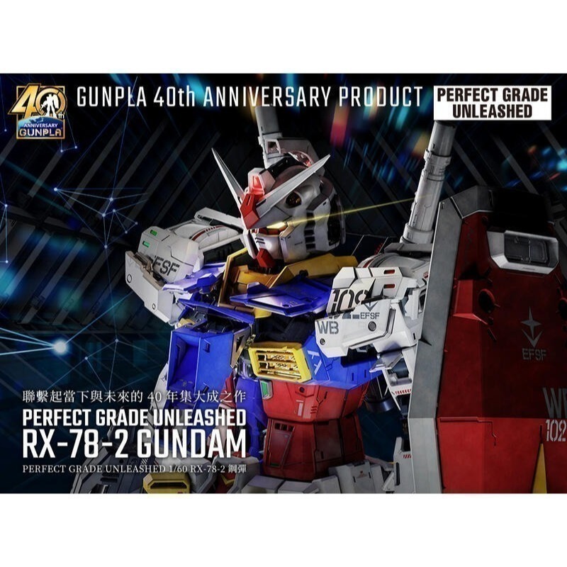 玩具研究中心 全新外盒損 PG UNLEASHED 1/60 RX-78-2 鋼彈 初鋼 5060765 現貨-細節圖4