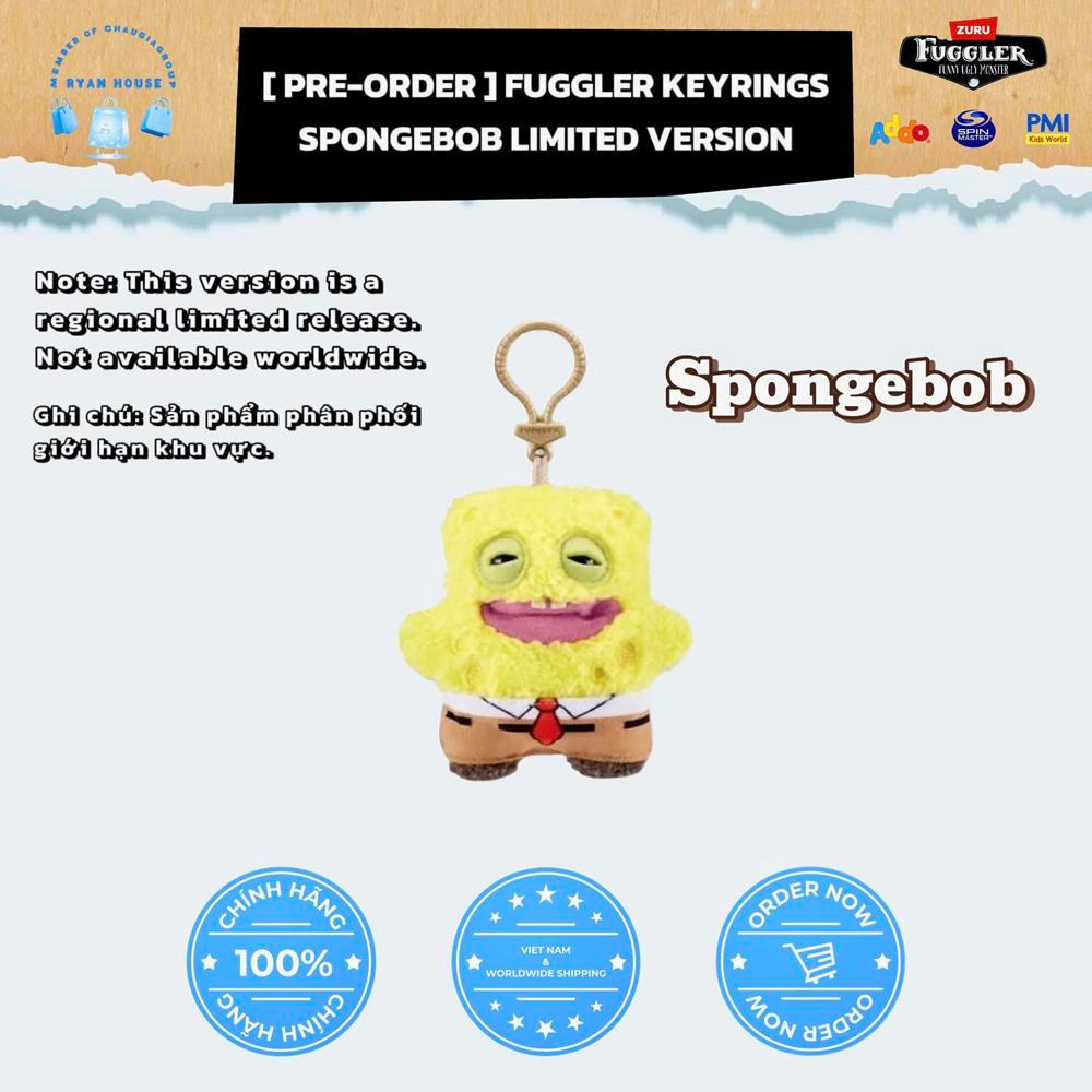 玩具研究中心(用卷折價再免運) FUGGLER 牙齒怪 5吋 海綿寶寶 派大星 章魚哥 皮老闆 小蝸 掛飾 現貨-細節圖5