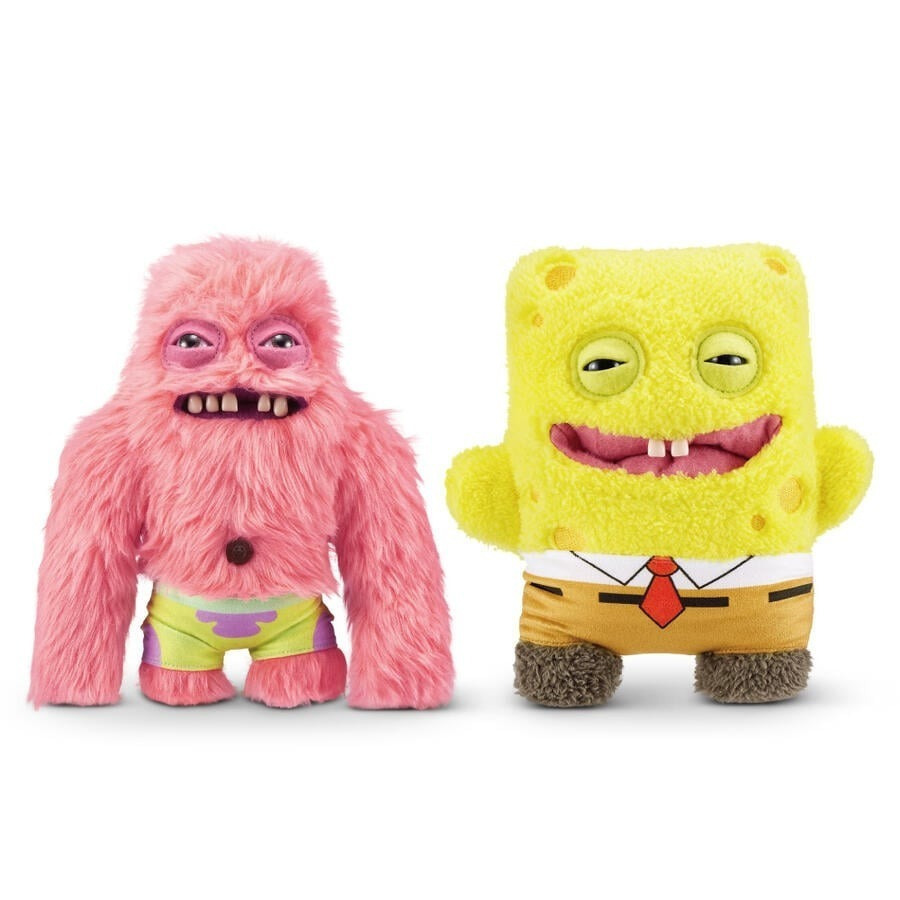玩具研究中心(用卷折價再免運) 現貨 Fuggler Funny 牙齒怪 9吋 海綿寶寶系列 派大星 海綿寶寶 雙套組-細節圖5