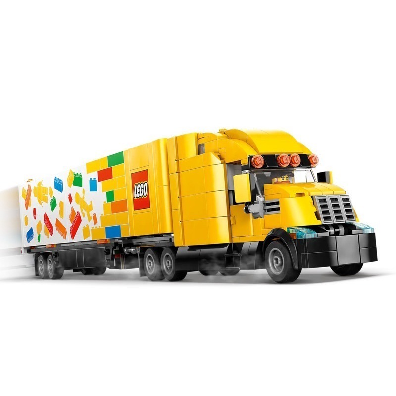 玩具研究中心 現貨 LEGO 樂高 積木 City系列 送貨車 Yellow Delivery Truck 60440-細節圖6