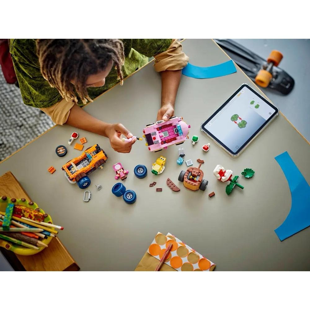 玩具研究中心(領卷更優惠且免運)現貨 樂高 LEGO 積木 瑪利歐賽車 咬下去！吞食花72044-細節圖2